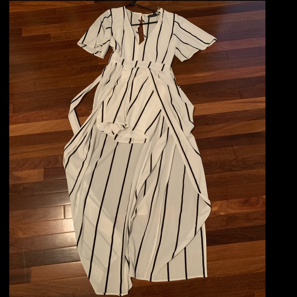 Romper with long back
